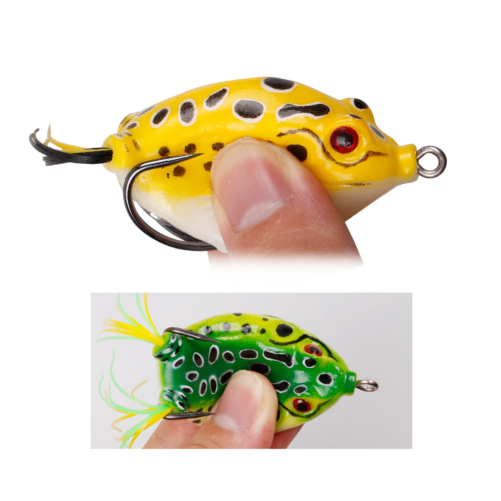 Floating Soft Frogs Fishing Lures Soft Baits Bass Trout Fresh Water Fishing Lure