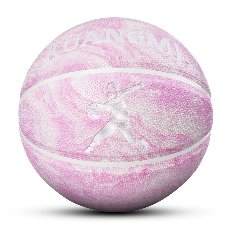 Marble basketball outdoor cement ground -resistant лазерная гравировка печать взрослый №7 влагоустойчивый синий мяч