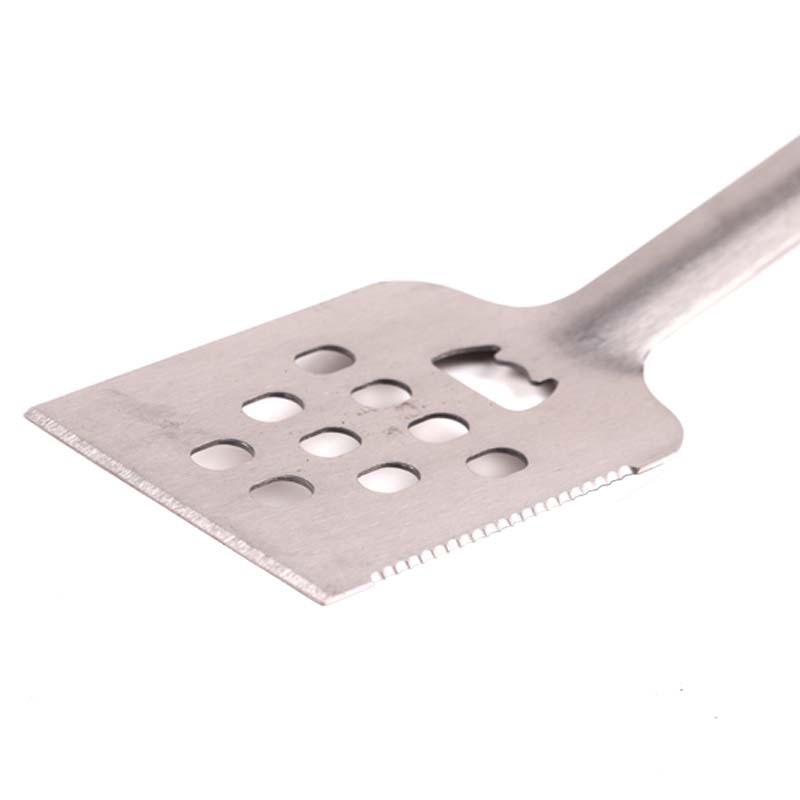 Directo de fábrica de acero inoxidable PP mango parrilla traje de 3 piezas herramienta suministros combinación traje barbacoa parrilla