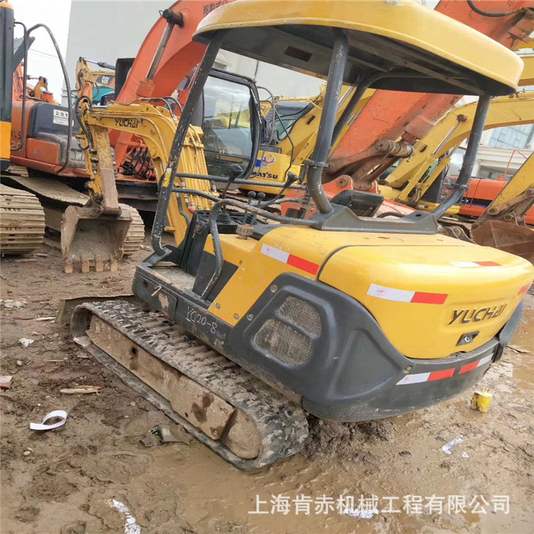 农村挖沟栽树用，玉柴20挖掘机，二手玉柴小型迷你挖掘机