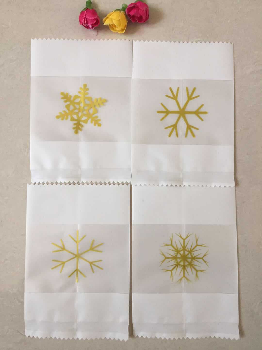 新品雪花酥包装袋机封袋 牛扎饼干袋 曲奇饼干机封袋 100个装