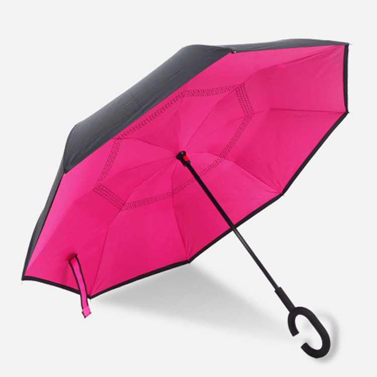 Double-layer creative reverse umbrella Free C- type sunshade creative sunny umbrella advertising logo custom wholesale straight umbrella Double-layer creative reverse umbrella Free C- type sunshade creative sunny umbrella advertising logo custom wholesale straight umbrella