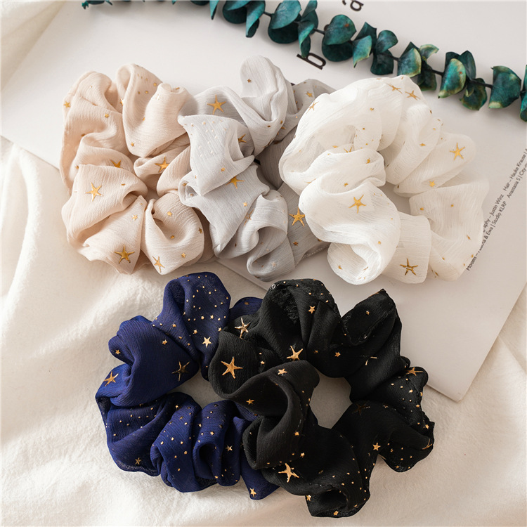 Fashion Star Cloth Handmade Hair Tie 1 Piece display picture 3