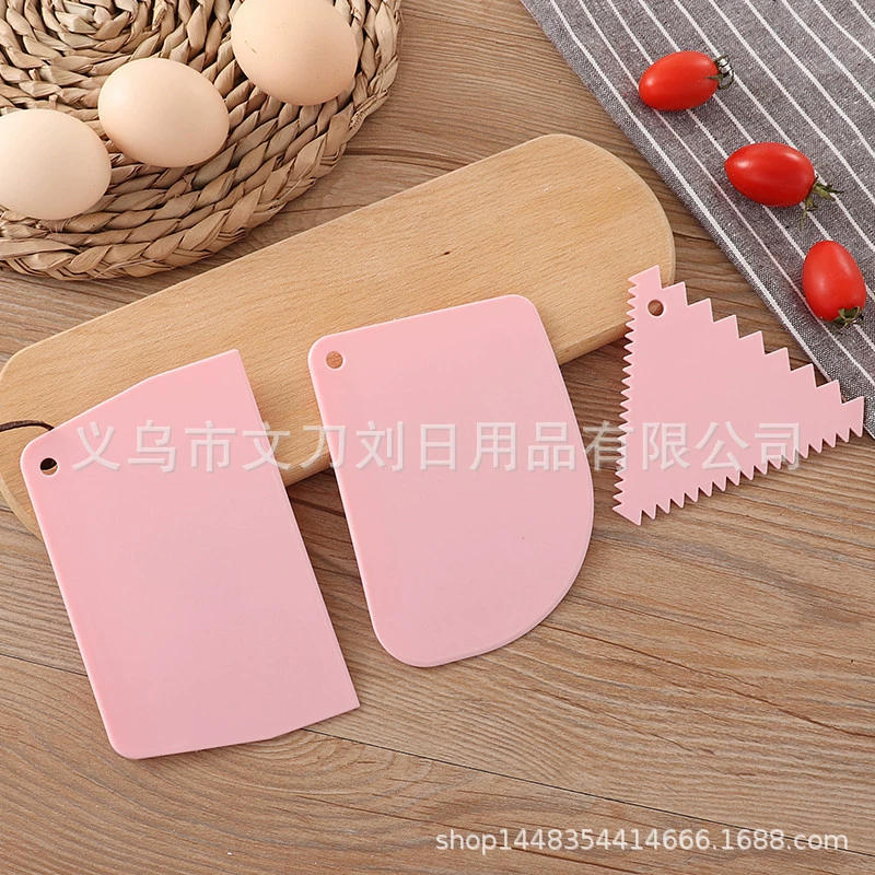 Бытовой нож для среза Пищевой пластиковый скребок Крем для выпечки торта Кухня Многофункциональный скребок для рисовой муки