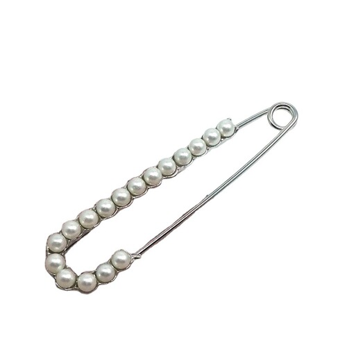 Huailang Jewelry Korean Style Jewelry New Style Pearl Rhinestone Super Sparkling Pin Shape Brooch
