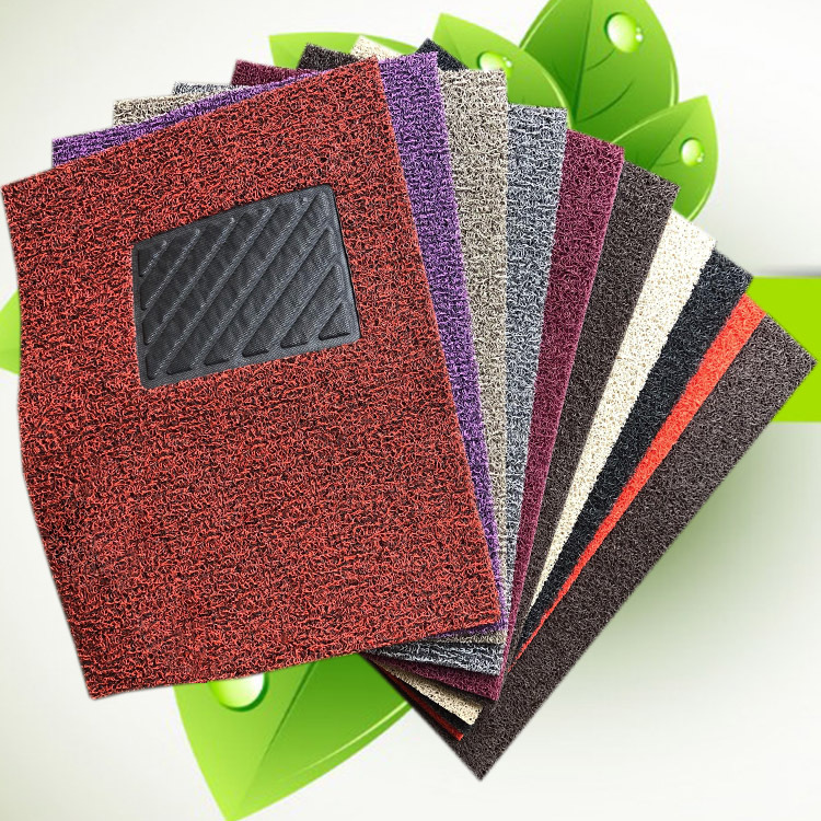 Wire loop PVC Mat manufacturer Melt thickening door mat Automotive and plastic currency Free Crop door mat