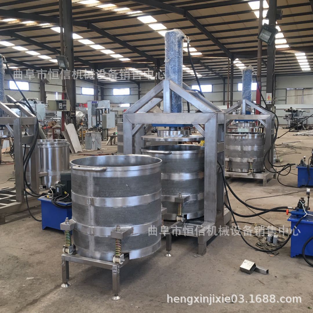 大型小型红薯淀粉渣脱水机设备 杨梅水果液压压榨机设备 面向全国