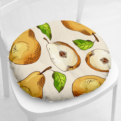 Mr. Bao Fruit Thick Chair Cushion Modern Simple Southeast Asian Style Chair Cushion Customized Wholesale Cushion