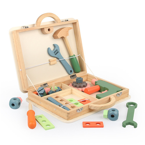 Toy Set for Early Childhood Playhouse, Assembly and Disassembly Multifunctional Tool Box for Baby, Intelligent Development, Repair Tool Box