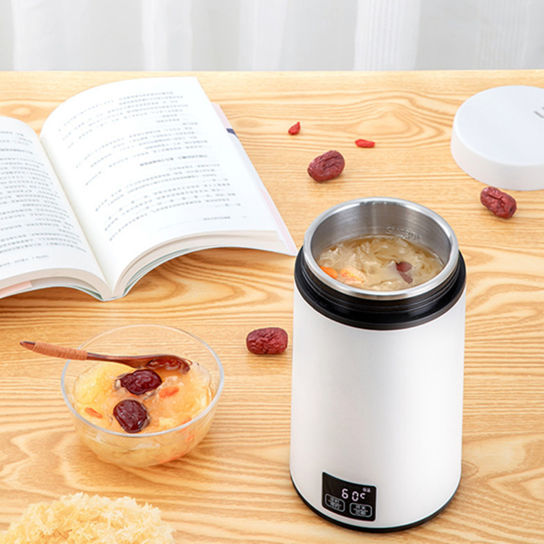 厂家直销可定制轻巧便携旅行水杯 多功能电热水壶 电煮杯700ML|ms