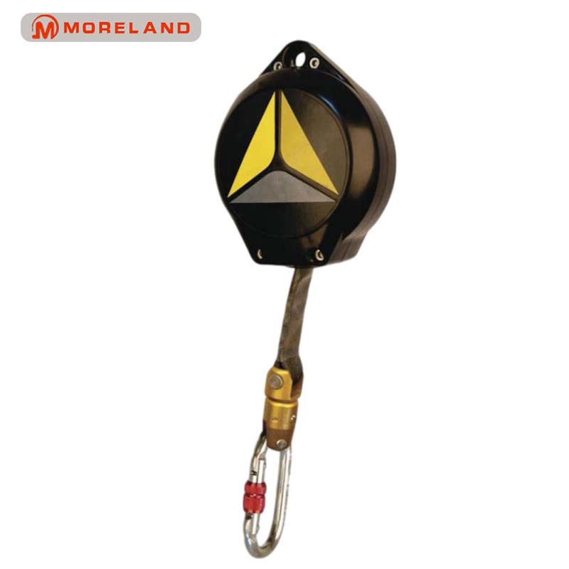 法国Deltaplus防坠器高空施工用收缩式速差防坠器织带式6米速差器