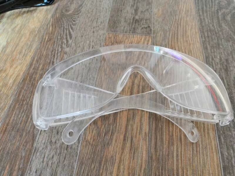 透明护目镜防风防护眼镜防尘防飞溅护目镜 男女士百叶窗眼镜