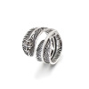 Ring suitable for men and women, retro accessory, silver 925 sample