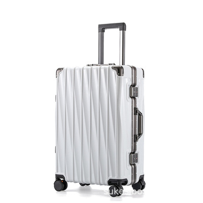 20寸铝框行李箱男女小型拉杆箱网红密码箱24寸万向轮旅行箱包批发|ms