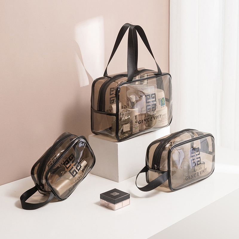 No Odor Thickened80 Silk Transparent Beach Swimming Clothes Storage Bag Cosmetic Bag Waterproof Toiletry Bag