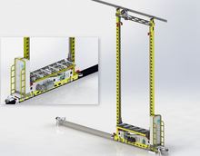托盘堆垛机横梁焊接双立柱焊接物流自动焊接大型焊接结构件加工