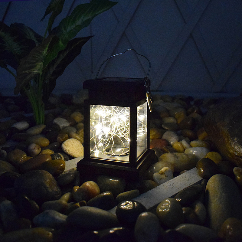 国境を越えた新型太陽エネルギー小宮灯ストラップ創意防水庭園景観装飾led宮灯芝生灯