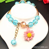 Cute fresh bracelet, jewelry flower-shaped, accessory, Japanese and Korean, flowered