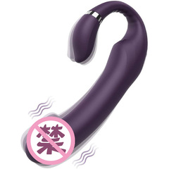10-frequency vibration double motor vibration wand for women, clitoral stimulator with push-button control, self-pleasing toy, novelty sex product
