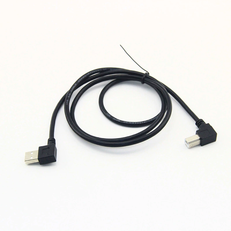 Кабель USB2.0: штекер A прямо в угловой разъём типа B (квадратный) для принтера