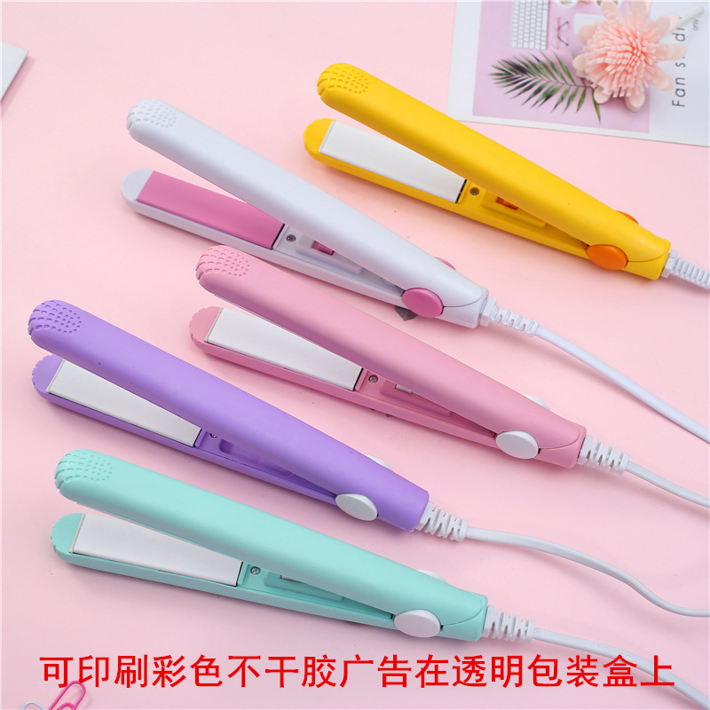 Cartoon hair straightener curly hair min...