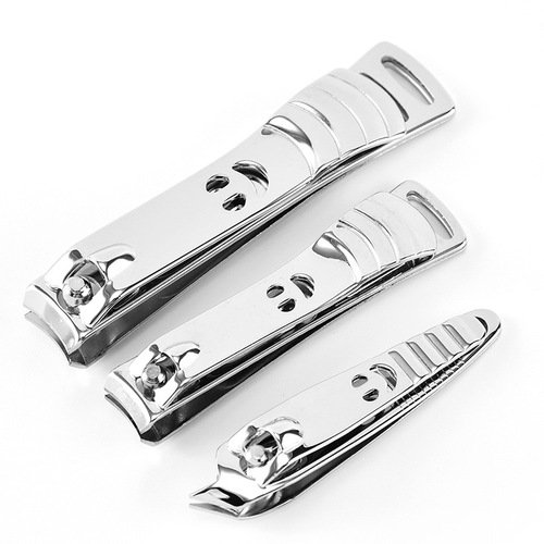 Customizable home carbon steel smiley face nail scissors multifunctional creative manicure manicure oblique tip nail clipper tool