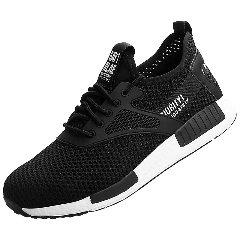 Zapatos de protección laboral para hombres y mujeres de verano puntera de acero anti-Smashing anti-pinchazo ligero resistente al desgaste trabajo de fondo Zapatos de protección antiguos entrega transfronteriza image 13