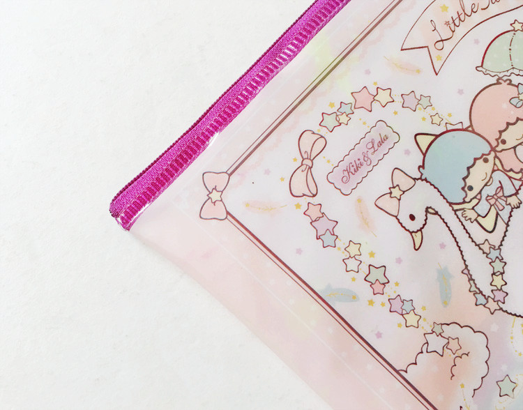 卡通pvc文具笔袋 透明PVC考试铅笔袋 PVC办公资料档案