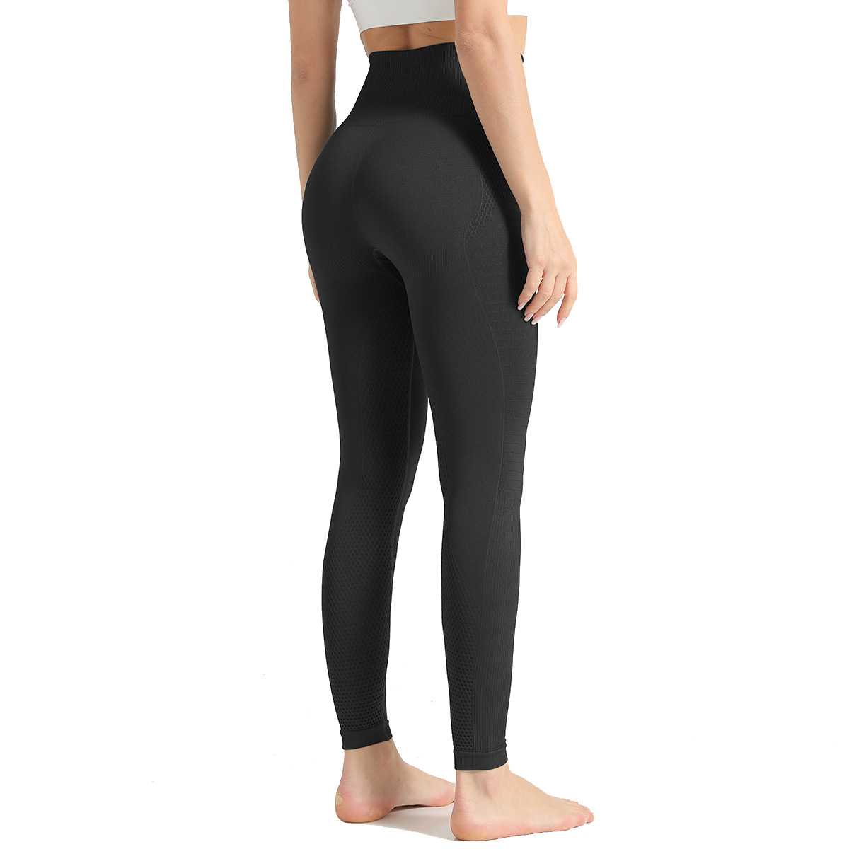 new fitness women s high waist tight-fitting seamless yoga pants  NSLX14687