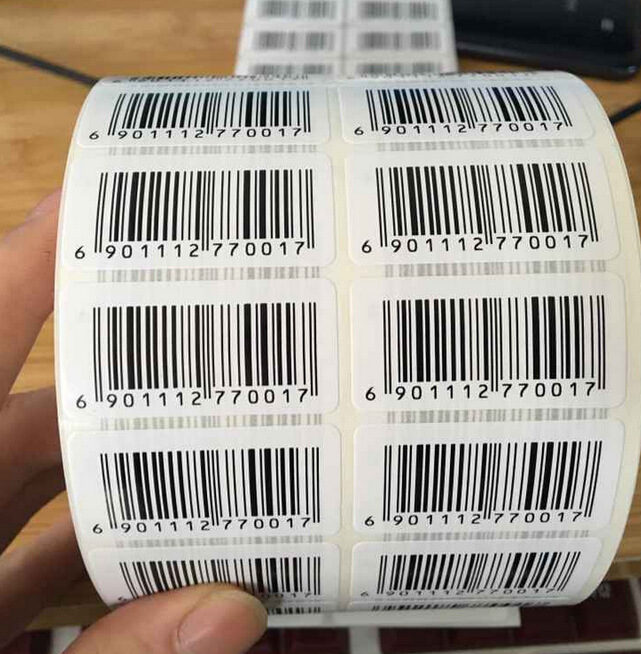 Printing Self-adhesive Barcode Sticker Water Number Library Clothing Barcode fba Outer Box Label