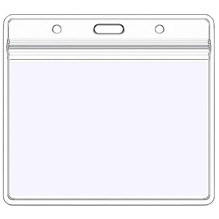 수평 PVC 카드 슬리브