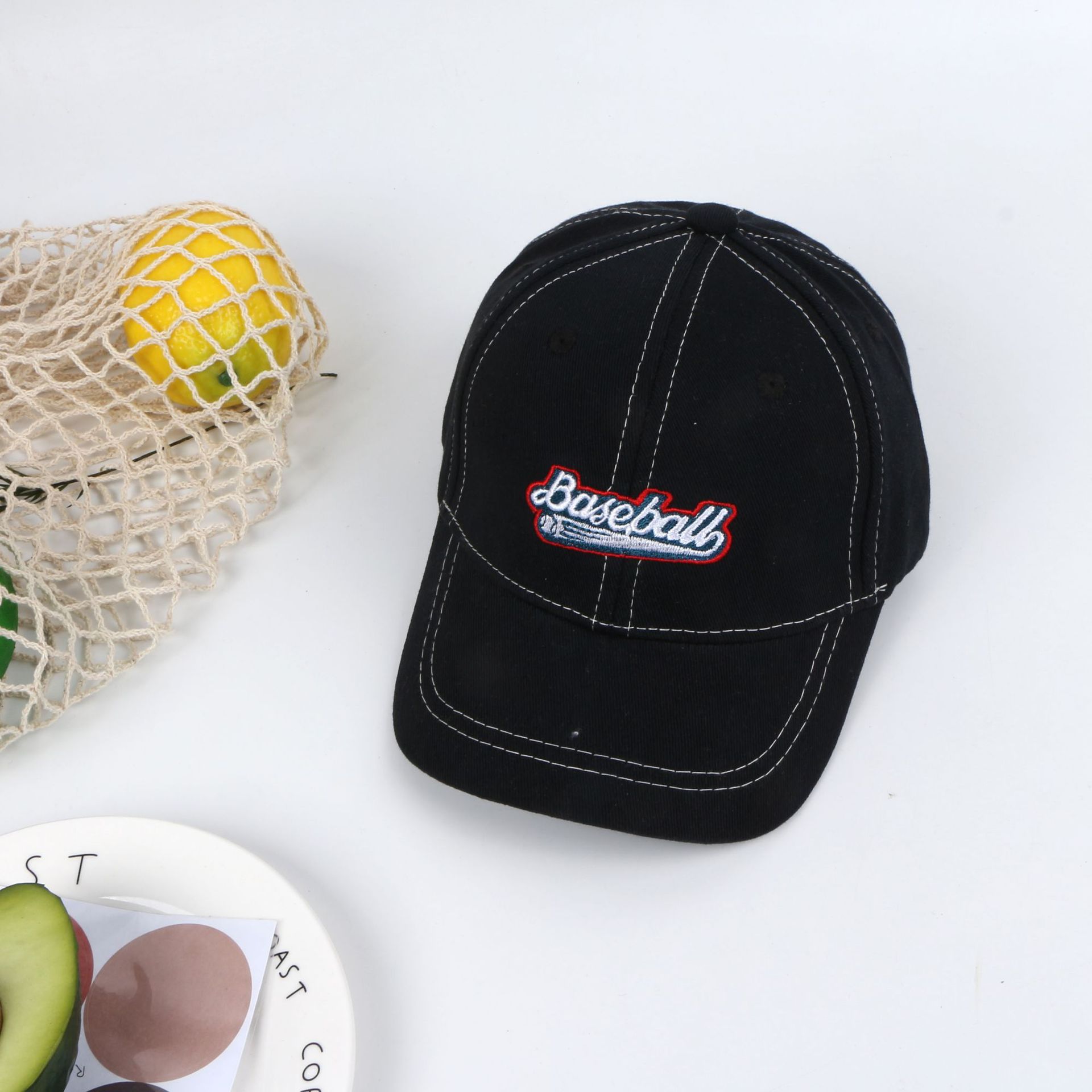 Chapeau Pour Enfants Crème Solaire D'été Nouvelle Casquette De Baseball Broderie Lettre Visière Fille Chapeau En Gros Nihaojewelry display picture 3