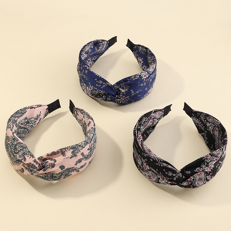 Fashion  Floral Fabric  Headband display picture 3