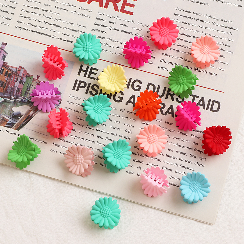 South Korea  Colored Small Flower Hairpin Set display picture 4