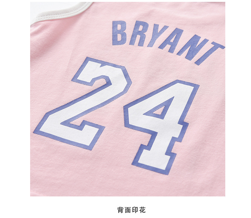 Summer New Children's Baby Personality Digital Printing Trend Korean Comfortable Leisure Sports Suit Wholesale Nihaojewelry display picture 13