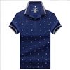 new pattern summer man fashion pure cotton Short sleeved Youth Lapel T-shirt POLO Easy leisure time half sleeve