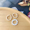 Universal organic elastic ball from pearl, brand retro ring, simple and elegant design, internet celebrity, wholesale