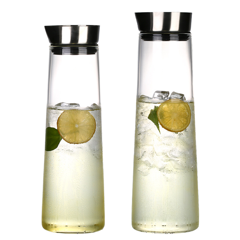 Botella de agua fría de gran capacidad hogar anti-fuga lateral botella de agua fría con tapa de acero inoxidable