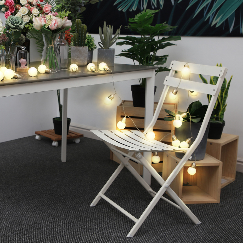 Nordic Iron Restaurant Casual Chair Outdoor Cafe Milk Tea Shop Dining Table and Chair Office Contlictries Table and Chair