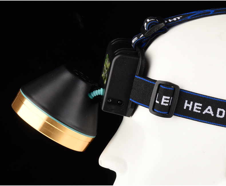 超亮夜钓捕鱼矿灯户外探照