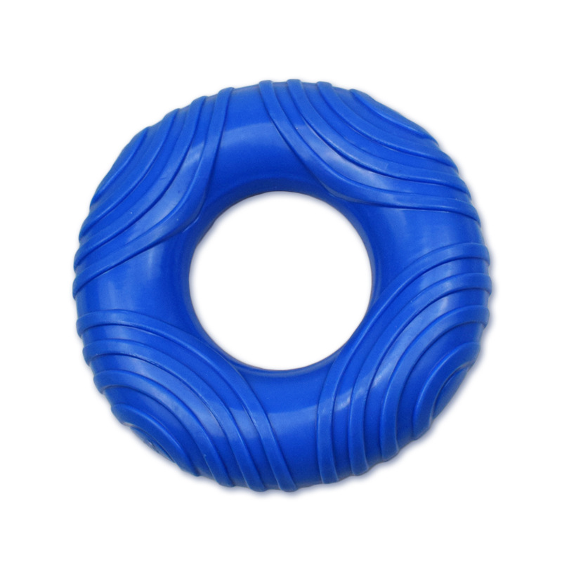 Nuevo anillo de goma de limpieza de dientes molares de juguete para perros Nuevo hilo TPR Sound Donut mediano y grande juguete para mascotas