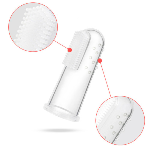 Insilicon silicone toothbrush, baby finger sleeve thumb sleeve toothbrush, pet finger toothbrush, baby toothbrush