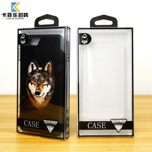 New transparent plastic box PVC mobile phone case packaging box Apple 13 mobile phone case packaging wholesale
