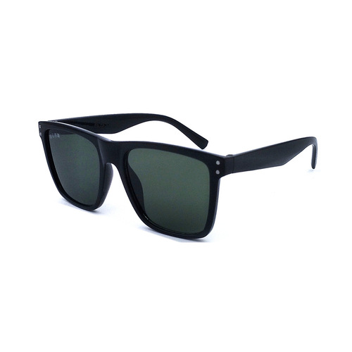 Reinforced glass sunglasses for men, large frame, stylish model, non-prescription, glass mirror surface, square frame