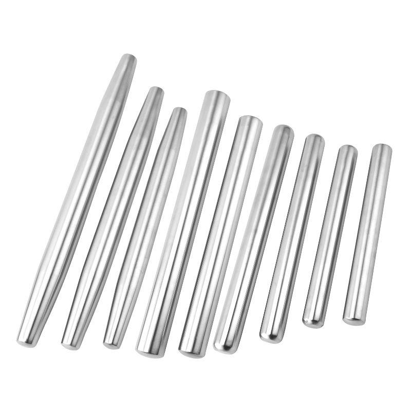 Stainless steel rolling pin wholesale household rolling pin kitchen baking tools stainless steel rolling pin drop shipping