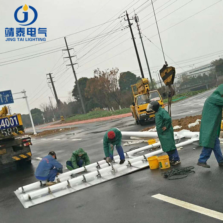 9米监控立杆小区学校道路交通监控立杆停车场道路监控器支架