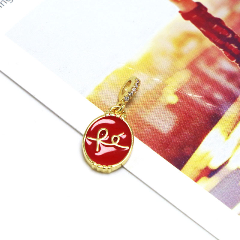 3g Weight Pendant Jewelry Making Type 11 * 19mm, 11 * 24mm Jewelry Making Size Zircon Inlay Material DIY Jewelry Accessories Classification 1 Piece Quantity Copper Material Letter, Oval, Heart Shape Pattern Enamel, Inlay Design Sweet, Simple Style Style 1 Piece 11 * 19mm 11 * 24mm Copper Zircon Letter Oval Heart Shape Pendant 1