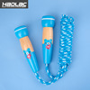 wooden  Handle skipping rope children pupil Physical fitness train skipping rope wood Handle skipping rope