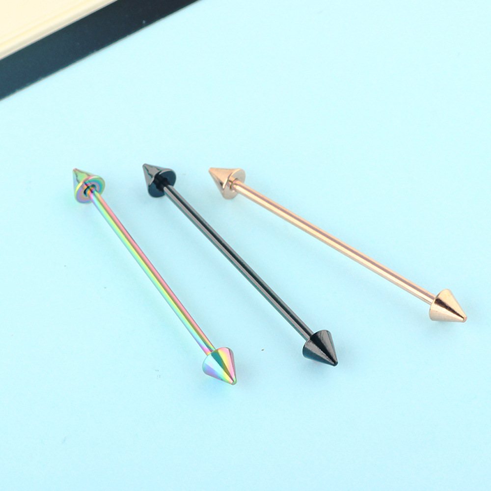 Fashion Geometric Stainless Steel Metal Ear Studs 1 Piece