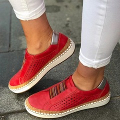 2020歐美亞馬遜速賣通圓頭厚底男女情侶單鞋外貿大碼懶人鞋子